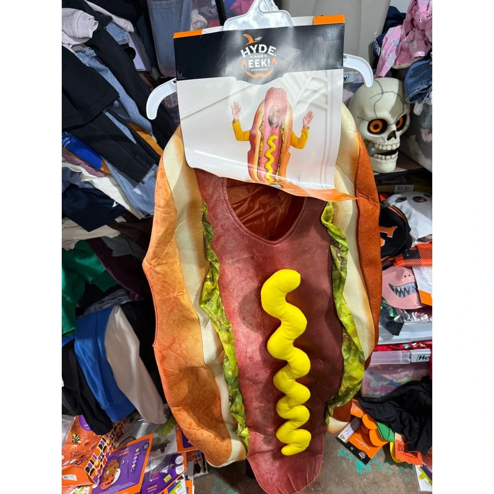 Hyde & Eek Adult / Kids one size hotdog costume